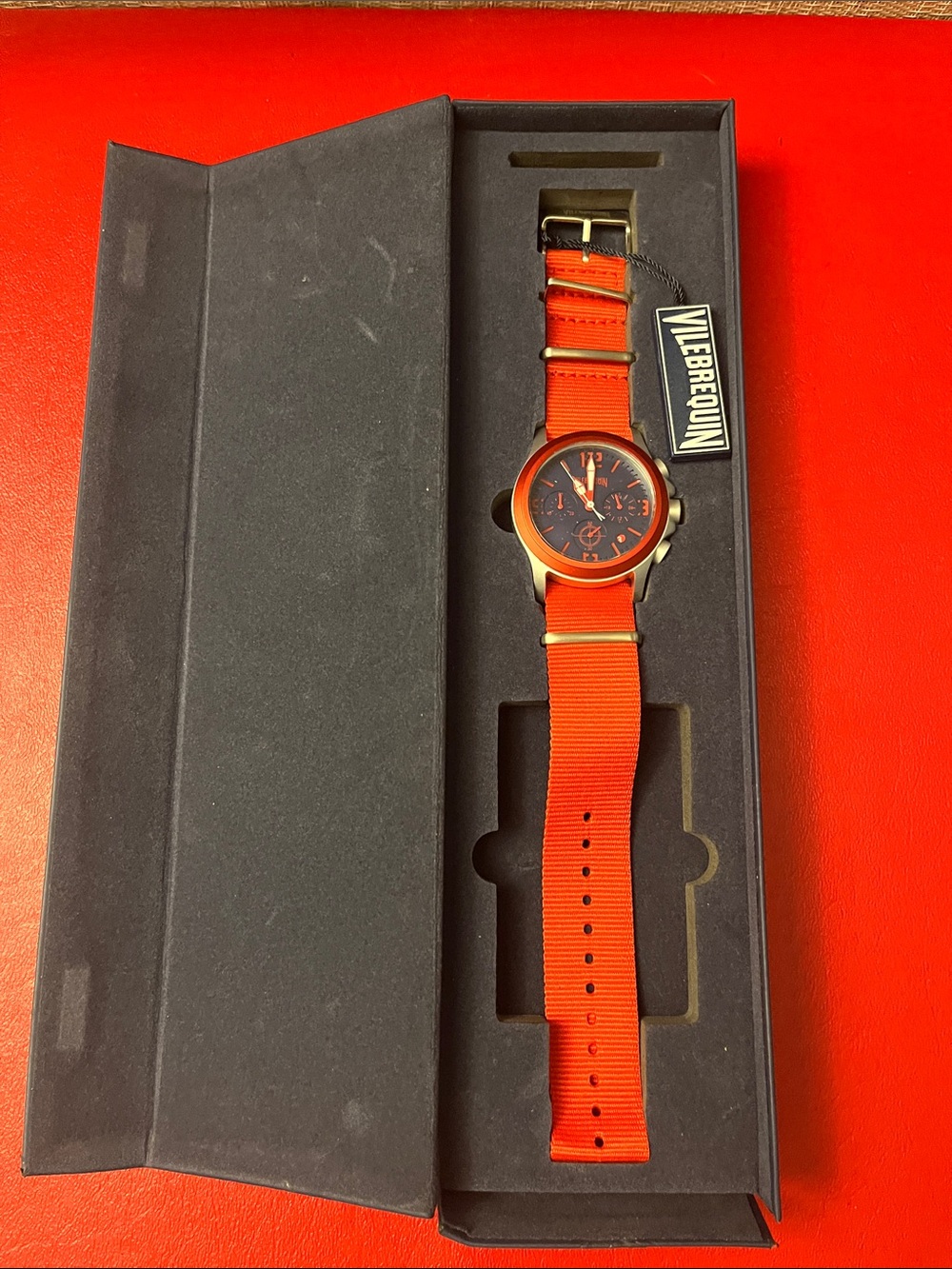 NWT Vilebrequin LIMITED EDITION Chronograph Watch In Box